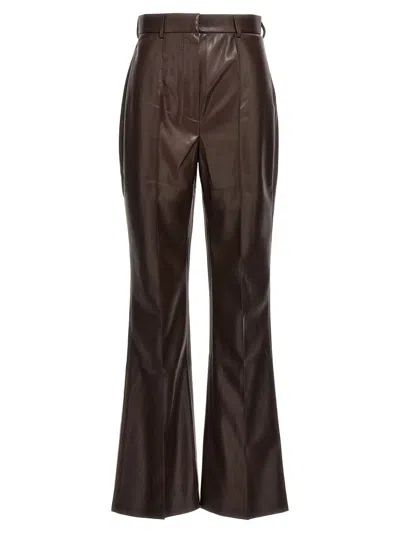 Nanushka Trousers In Brown