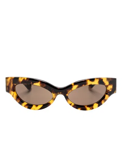 Nanushka Trysta Cat-eye Sunglasses In Multi