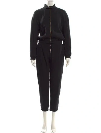 Pre-owned Nanushka Turtleneck Jumpsuit In Black