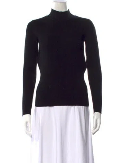 Pre-owned Nanushka Turtleneck Sweater In Black