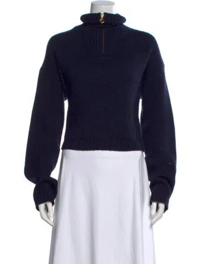 Pre-owned Nanushka Turtleneck Sweater In Black