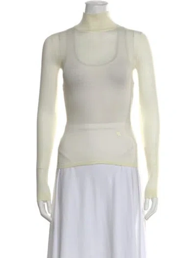 Pre-owned Nanushka Turtleneck Sweater In Neutral
