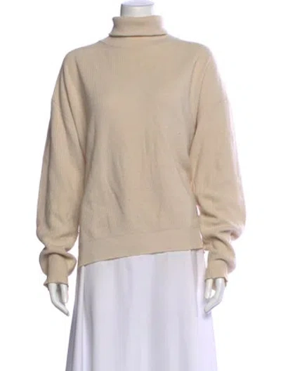Pre-owned Nanushka Turtleneck Sweater In Neutral