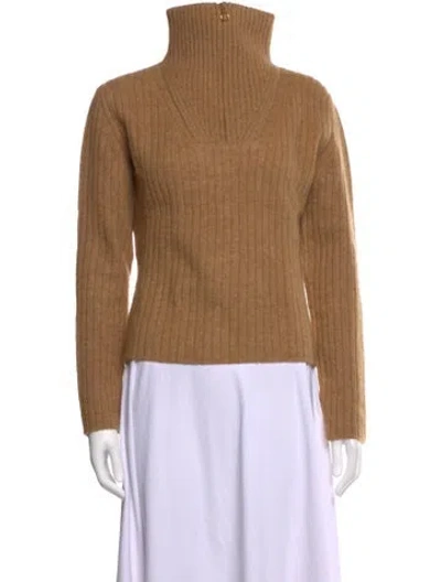 Pre-owned Nanushka Turtleneck Sweater In Neutral