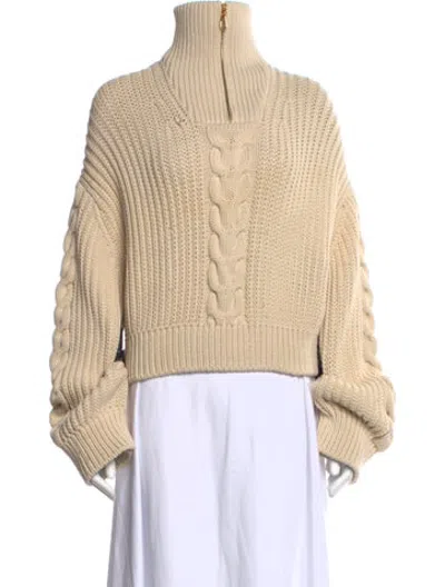 Pre-owned Nanushka Turtleneck Sweater In Neutrals
