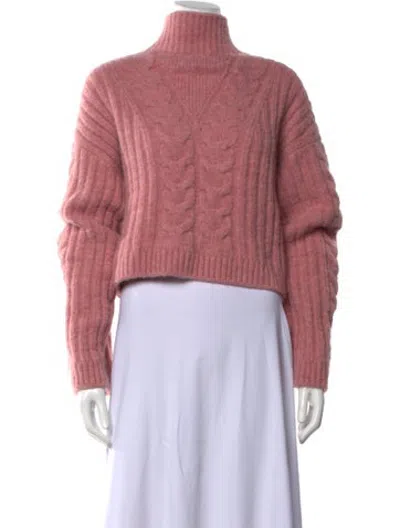Pre-owned Nanushka Turtleneck Sweater In Pink