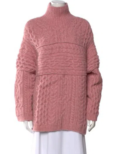 Pre-owned Nanushka Turtleneck Sweater W/ Tags In Pink