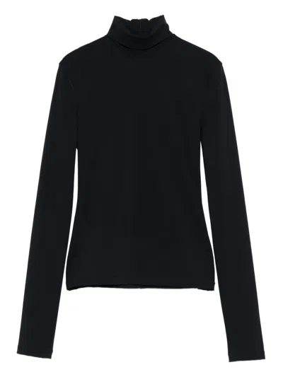 Nanushka Turtleneck Top In Black