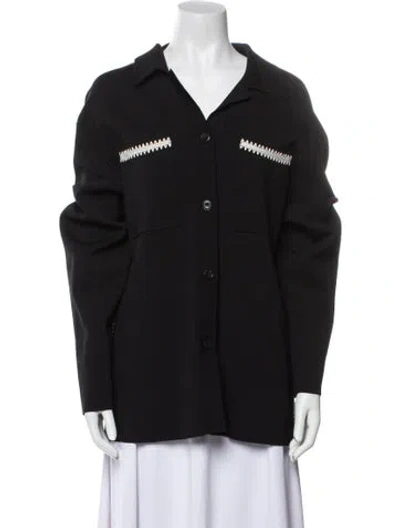 Pre-owned Nanushka Utility Jacket In Black