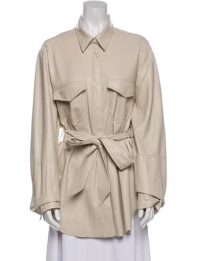 Pre-owned Nanushka Utility Jacket In Neutral