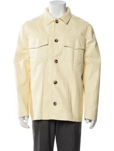 Pre-owned Nanushka Utility Jacket In Yellow