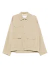 Nanushka Utility-pocket Jacket In Neutral