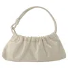 Nanushka Valerie Bag In Cream Patent Vegan Leather In Sand