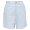 Nanushka Leana High-rise Vegan-leather Shorts In Blue