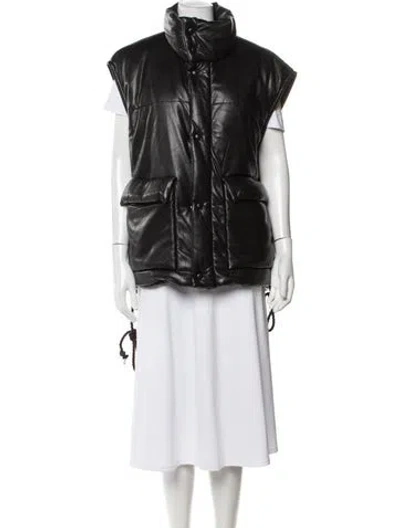 Pre-owned Nanushka Vest In Black