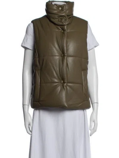 Pre-owned Nanushka Vest In Green