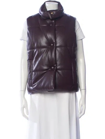 Pre-owned Nanushka Vest In Purple