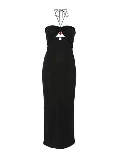 Nanushka Vestido Midi - Negro