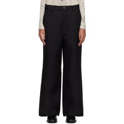 Nanushka Vidia Straight-leg Trousers In Black