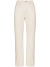 Nanushka Vinni Straight-leg Trousers In Neutrals