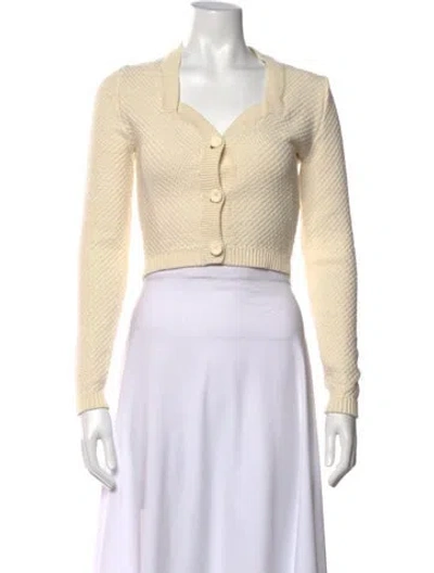 Pre-owned Nanushka V-neck Sweater In Neutrals