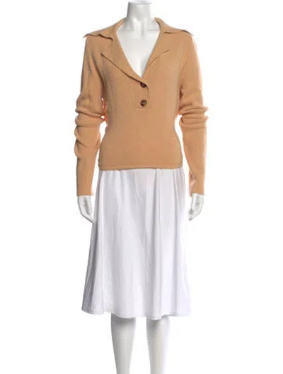 Pre-owned Nanushka V-neck Sweater In Neutrals