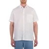 Nanushka White Adam Short-sleeve Cotton Shirt In White