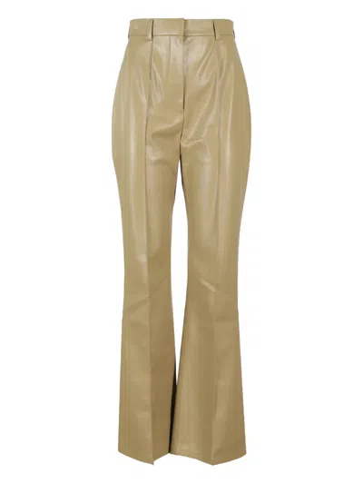 NANUSHKA WIDE-LEG FLARED TROUSERS