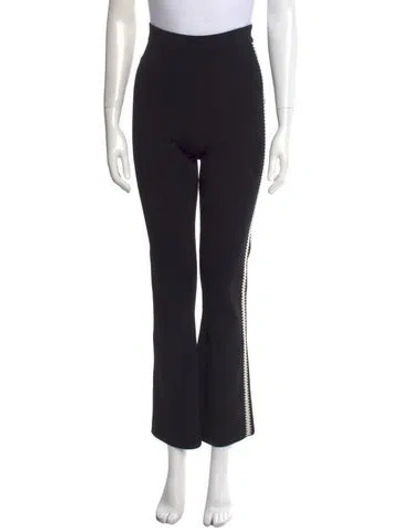 Pre-owned Nanushka Wide Leg Pants In Black