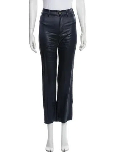 Pre-owned Nanushka Wide Leg Pants In Blue