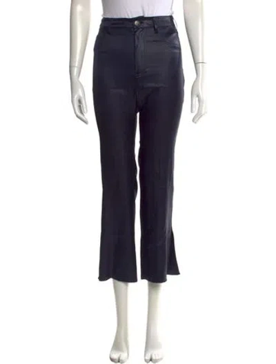 Pre-owned Nanushka Wide Leg Pants In Blue