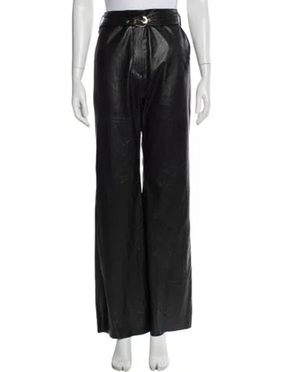 Pre-owned Nanushka Wide Leg Pants In Blue