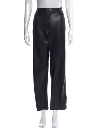 Pre-owned Nanushka Wide Leg Pants In Blue