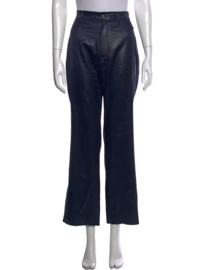 Pre-owned Nanushka Wide Leg Pants In Blue
