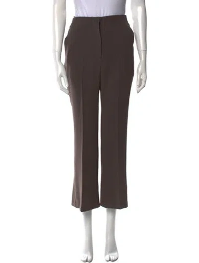 Pre-owned Nanushka Wide Leg Pants In Brown