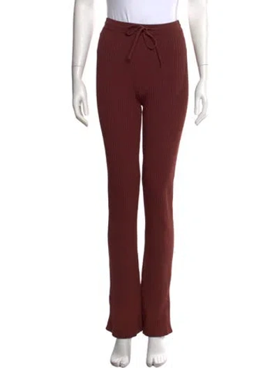 Pre-owned Nanushka Wide Leg Pants In Brown