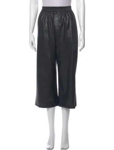 Pre-owned Nanushka Wide Leg Pants In Gray