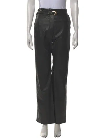 Pre-owned Nanushka Wide Leg Pants In Gray