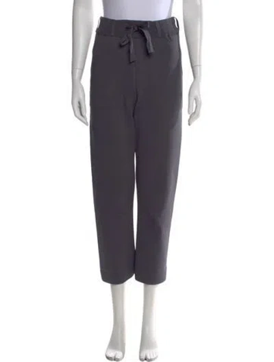 Pre-owned Nanushka Wide Leg Pants In Gray