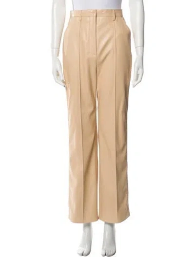 Pre-owned Nanushka Wide Leg Pants In Neutral
