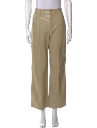 Pre-owned Nanushka Wide Leg Pants In Neutral