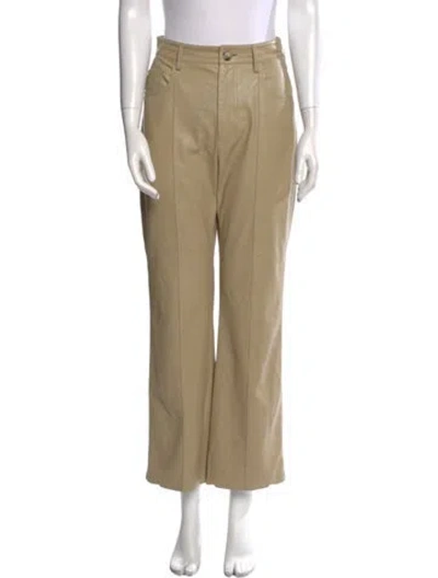 Pre-owned Nanushka Wide Leg Pants In Neutral