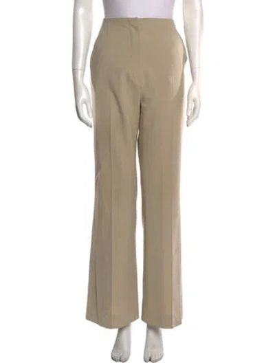 Pre-owned Nanushka Wide Leg Pants In Neutral