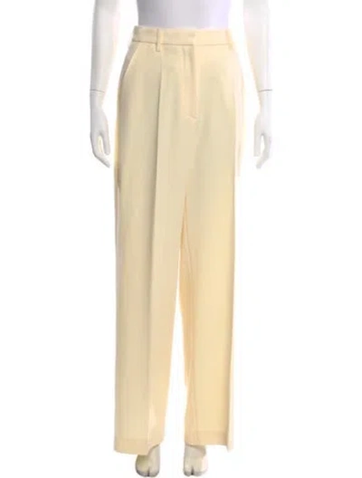 Pre-owned Nanushka Wide Leg Pants In Neutral