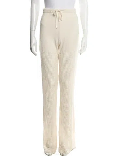Pre-owned Nanushka Wide Leg Pants In Neutral