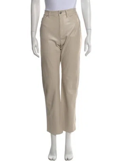 Pre-owned Nanushka Wide Leg Pants In Neutral