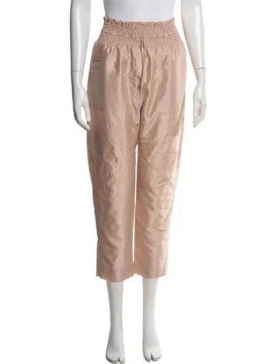 Pre-owned Nanushka Wide Leg Pants In Neutral