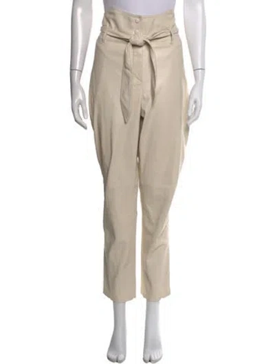 Pre-owned Nanushka Wide Leg Pants In Neutral