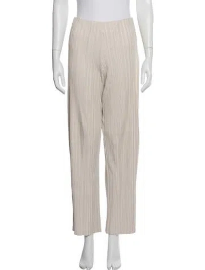Pre-owned Nanushka Wide Leg Pants In Neutral
