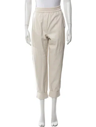 Pre-owned Nanushka Wide Leg Pants In Neutrals